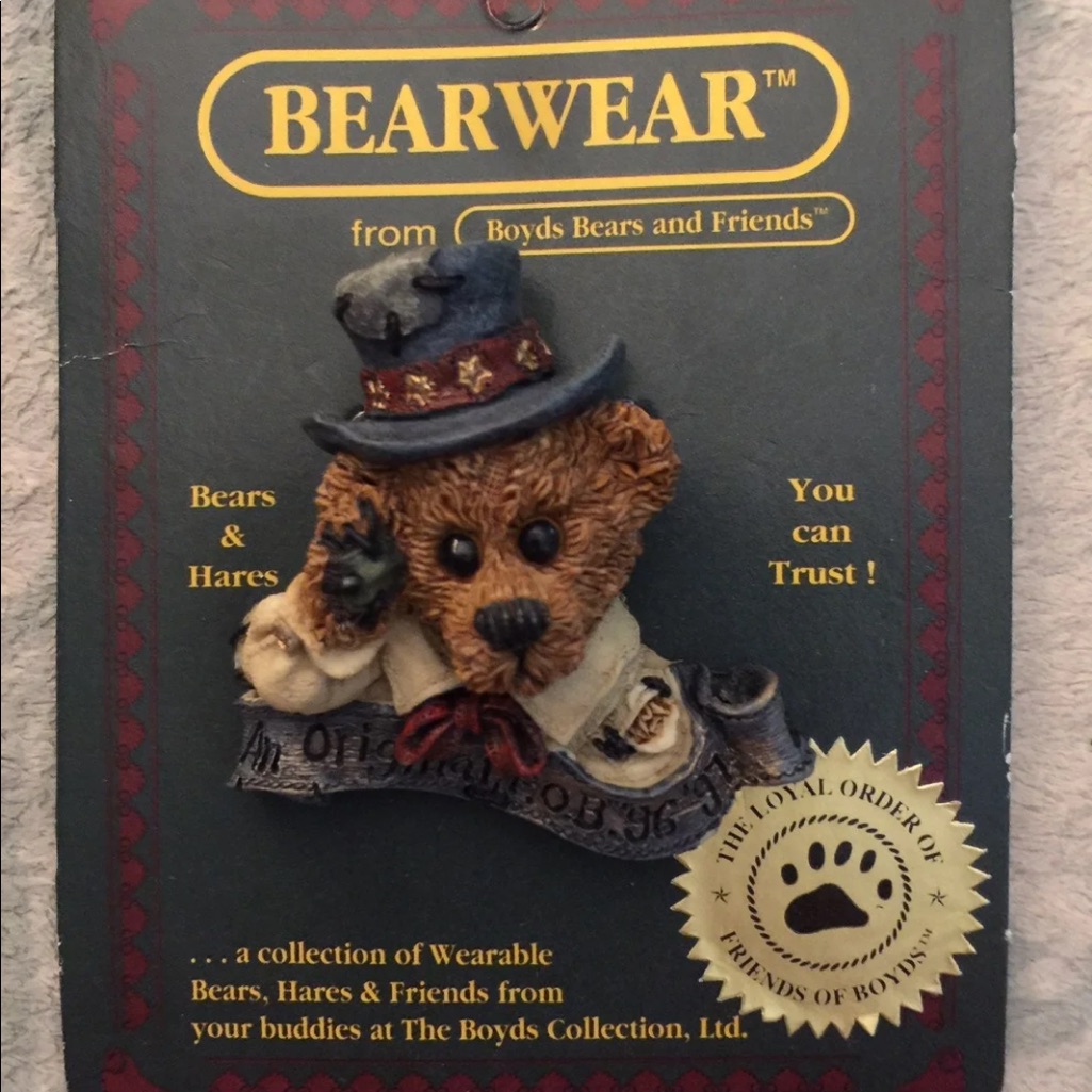 Vintage Bearware Brooch From 1996-1997 20$